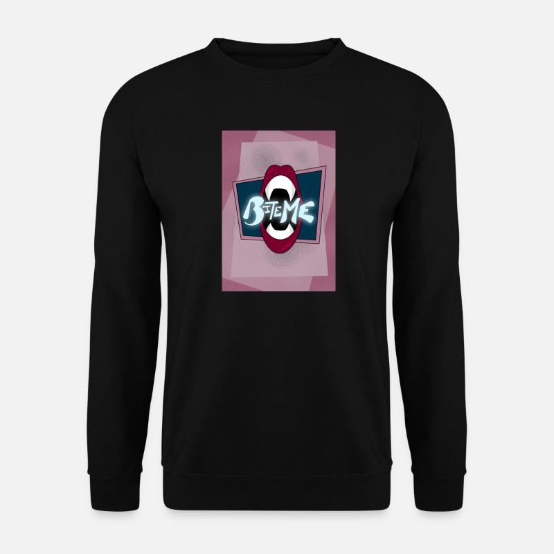 Bite Me!! - Unisex Sweatshirt - black