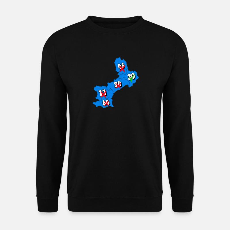 Languedoc Roussillon Region - Unisex Pullover - Schwarz