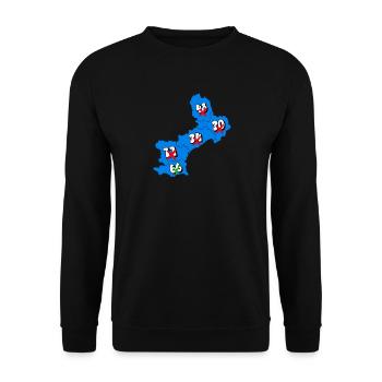 Languedoc roussillon region - Unisex Sweatshirt - black - Front - Alina (178cm) & Michal (187cm)