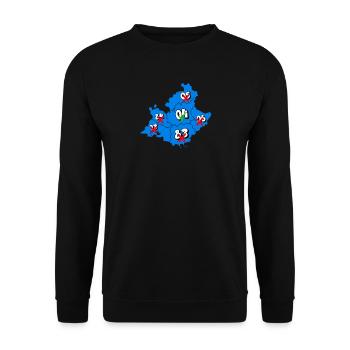 PACA Region - Unisex Sweatshirt - black - Front - Alina (178cm) & Michal (187cm)