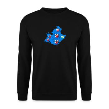 PACA Region - Unisex Sweatshirt - black - Front - Alina (178cm) & Michal (187cm)