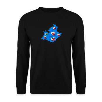 PACA Region - Unisex Sweatshirt - black - Front - Alina (178cm) & Michal (187cm)