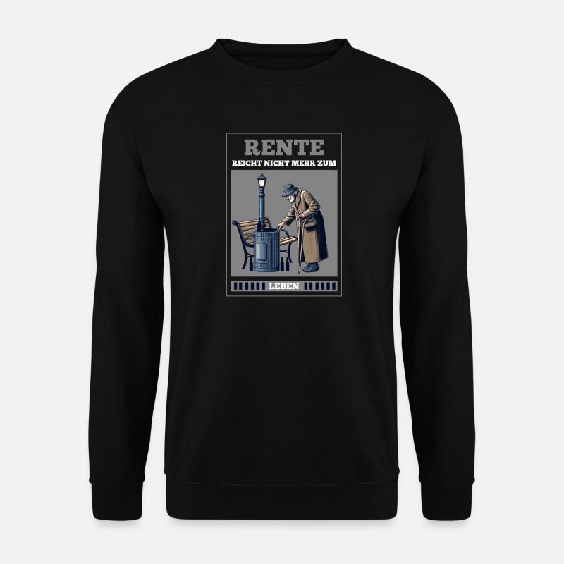 Rentner - Unisex Pullover - Schwarz