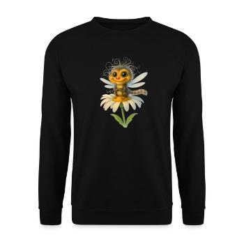 Magical mythical creature - kawaii style meets fantasy - Unisex Sweatshirt - black - Front - Alina (178cm) & Michal (187cm)