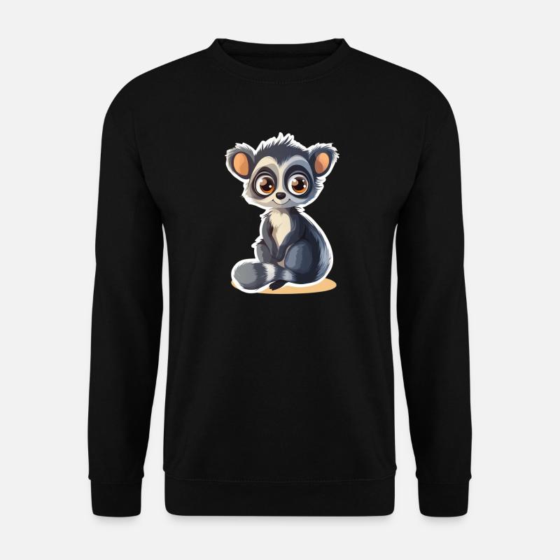 Lemur - Unisex Pullover - Schwarz