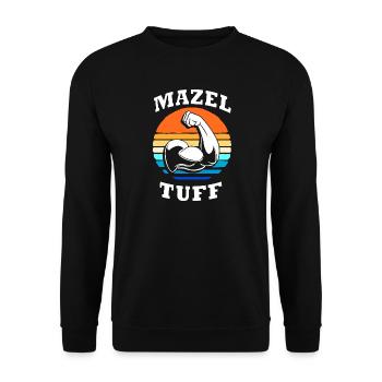 Chanukkah Hanukkah Hanukah - Unisex Sweatshirt - black - Front - Alina (178cm) & Michal (187cm)