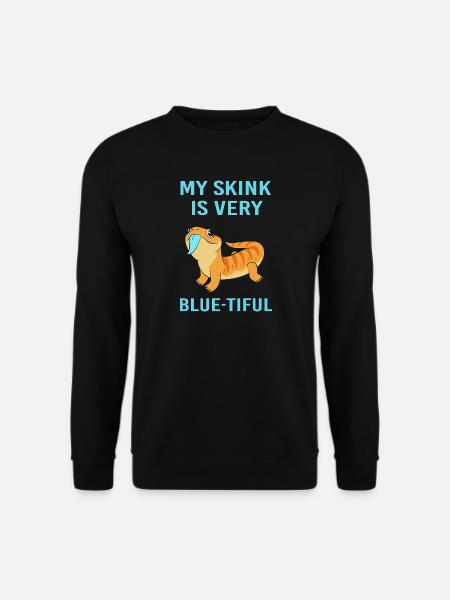 Lizard Blue Tongue - Unisex Sweatshirt - black