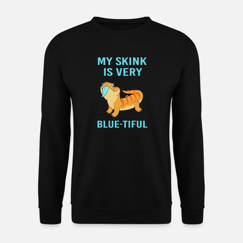 Lizard Blue Tongue - Unisex Sweatshirt - black