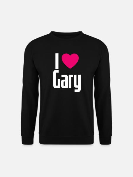 J’aime Gary Coeur Rose J’aime Gary - Sweat-shirt Unisexe - noir