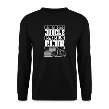 Coureur - Sweat-shirt Unisexe - noir - Devant - Alina (178cm) & Michal (187cm)