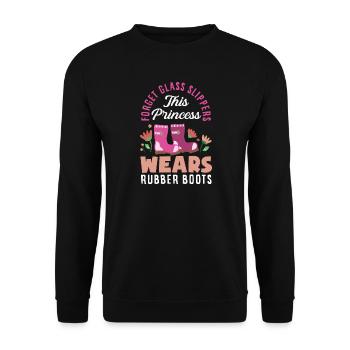 Garten- Und Pflanzenliebhaber Geschenke - Unisex Pullover - Schwarz - Vorne - Alina (178cm) & Michal (187cm)