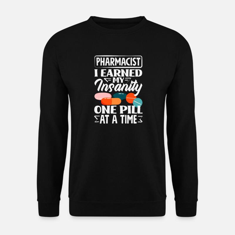 Apotheker Pharmazeutisch-technischer - Unisex Pullover - Schwarz