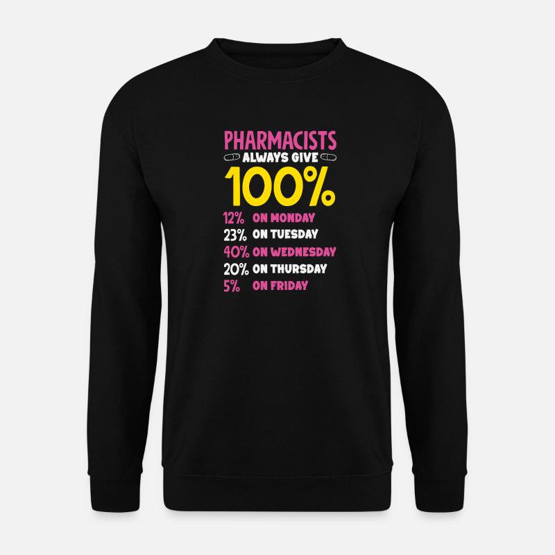 Apotheker Pharmazeutisch-technischer - Unisex Pullover - Schwarz