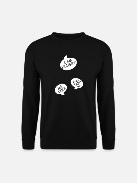 Pregnancy announce twins mom mom mom - Unisex Sweatshirt - black