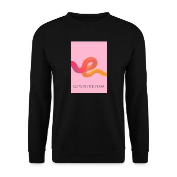 Suivre le courant - Sweat-shirt Unisexe - noir - Devant - Alina (178cm) & Michal (187cm)