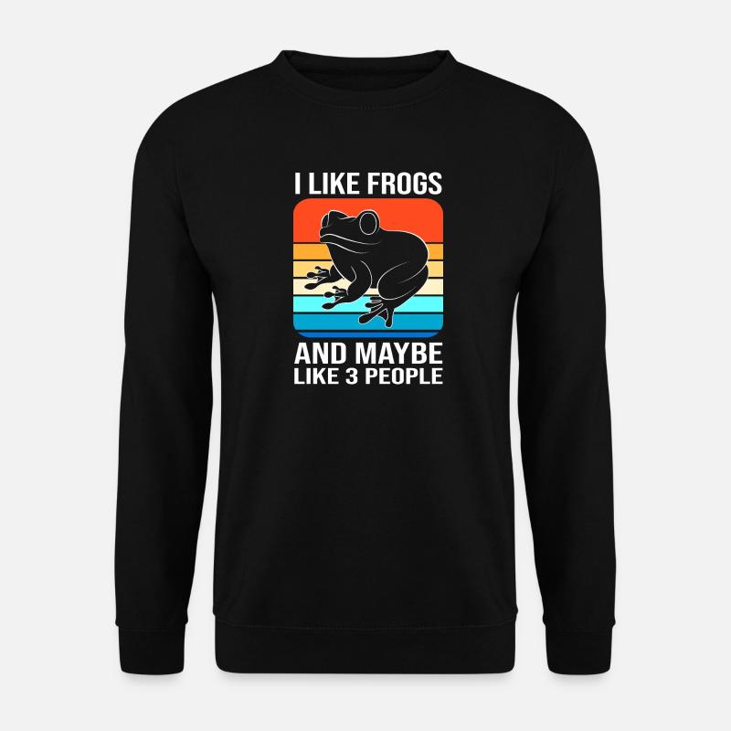 Tree Frog Frog - Unisex Sweatshirt - black