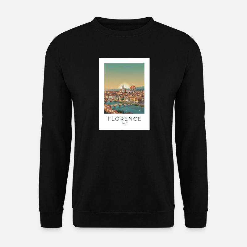 Dusk over Florence Cathedral - Unisex Sweatshirt - black