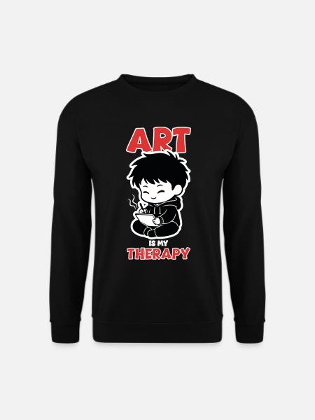 Professional Cloud Tester Manga Zen - Unisex Sweatshirt - black