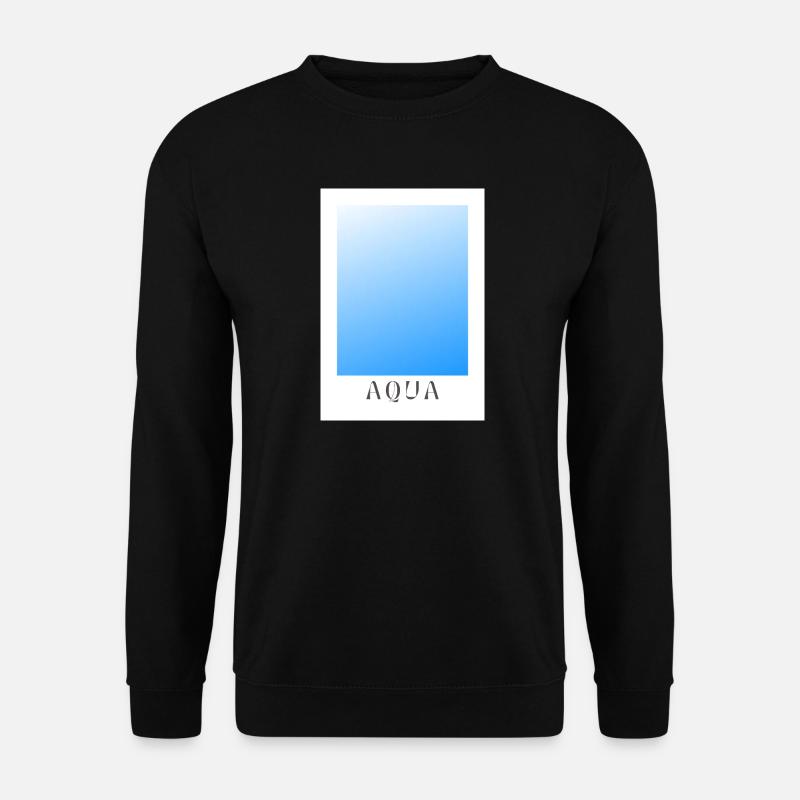 Aqua - Unisex Sweatshirt - black