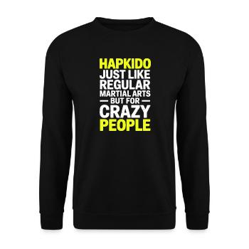Hapkido Hap Ki Do Cadeaux - Sweat-shirt Unisexe - noir - Devant - Alina (178cm) & Michal (187cm)
