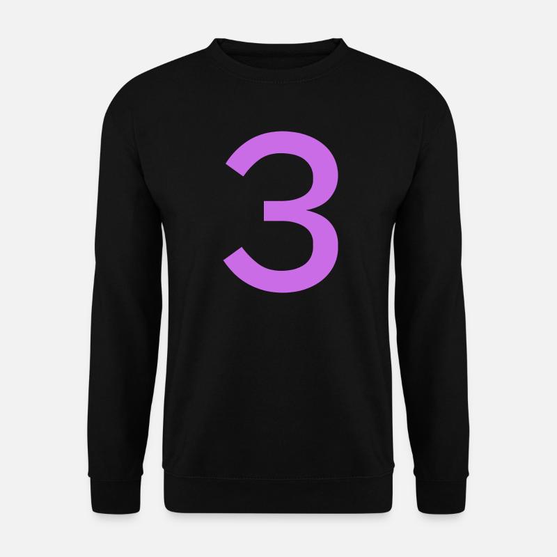 3 - Unisex Pullover - Schwarz