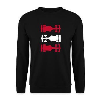 Formule Austria Formel Racing Österreich - Sweat-shirt Unisexe - noir - Devant - Alina (178cm) & Michal (187cm)
