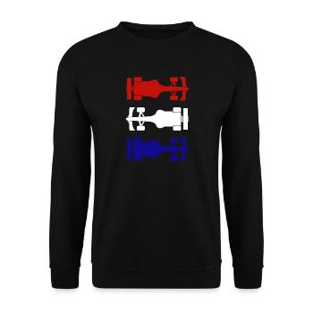 Formule Netherlands Formel Racing Niederlande - Sweat-shirt Unisexe - noir - Devant - Alina (178cm) & Michal (187cm)