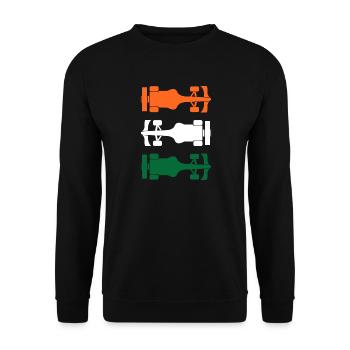 Formula India Formel Racing Indien - Sweat-shirt Unisexe - noir - Devant - Alina (178cm) & Michal (187cm)