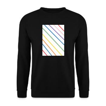 Creativity-Time - Unisex Pullover - Schwarz - Vorne - Alina (178cm) & Michal (187cm)