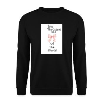 La fille la plus douce du monde - Sweat-shirt Unisexe - noir - Devant - Alina (178cm) & Michal (187cm)