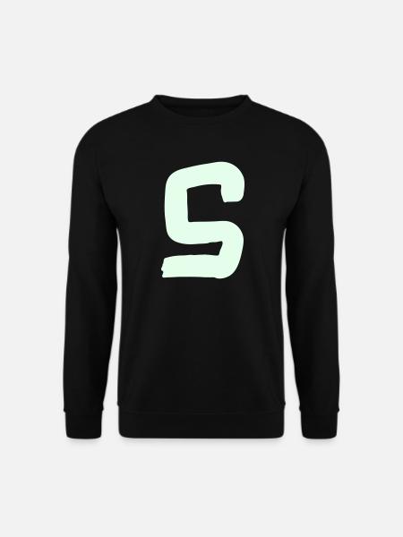 buchstabe_S- - Unisex Pullover - Schwarz