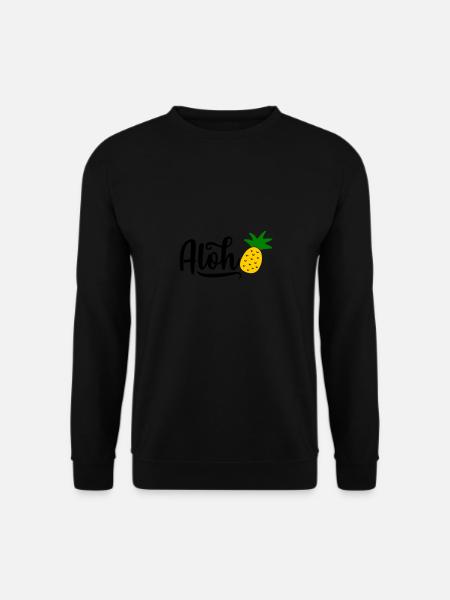 Aloha Pineapple - Unisex Sweatshirt - black