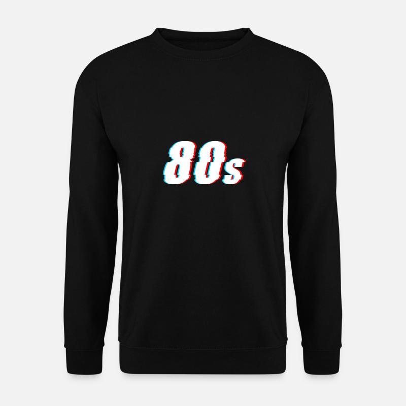 '80s 80s Glitch - Unisex Sweatshirt - black