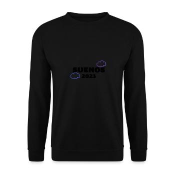"Suenos 2023" - Unisex Pullover - Schwarz - Vorne - Alina (178cm) & Michal (187cm)