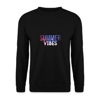 summer - Unisex Pullover - Schwarz - Vorne - Alina (178cm) & Michal (187cm)