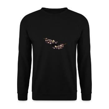 Japan - Unisex Pullover - Schwarz - Vorne - Alina (178cm) & Michal (187cm)