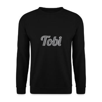 Tobi - Sweat-shirt Unisexe - noir - Devant - Alina (178cm) & Michal (187cm)