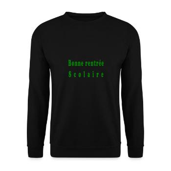 Bonne rentrée scolaire - Sweat-shirt Unisexe - noir - Devant - Alina (178cm) & Michal (187cm)