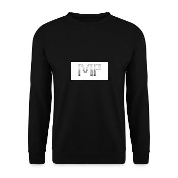 MP ART OF LETTERS - Unisex Pullover - Schwarz - Vorne - Alina (178cm) & Michal (187cm)