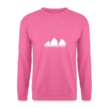 L’art des Trois Pics - Sweat-shirt Unisexe - rose - Devant