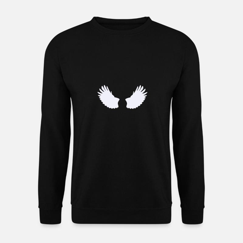 flügel - Unisex Pullover - Schwarz