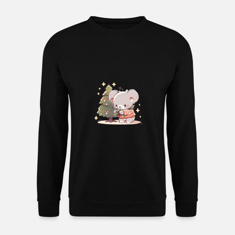 Koala Bear Christmastree - Unisex Pullover - Schwarz