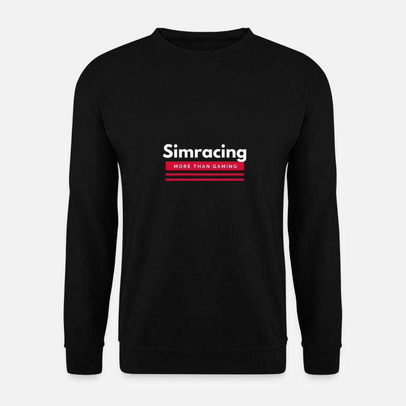 Simracer, Simracing, Gaming, Passion Gift - Unisex Pullover - Schwarz