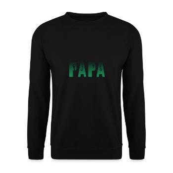 Fisherman Dad - Unisex Sweatshirt - black - Front - Alina (178cm) & Michal (187cm)