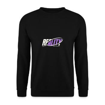 Realety - Unisex Pullover - Schwarz - Vorne - Alina (178cm) & Michal (187cm)