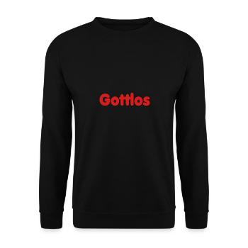 Gottlos4 - Unisex Pullover - Schwarz - Vorne - Alina (178cm) & Michal (187cm)