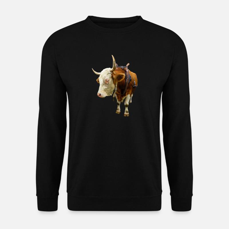 viande de vache vache boeuf d'un animal - Sweat-shirt Unisexe - noir