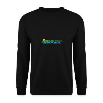 Meine Region Eisenbachtal - Unisex Pullover - Schwarz - Vorne - Alina (178cm) & Michal (187cm)