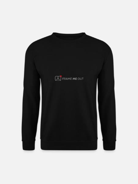 Frame me out - Unisex Pullover - Schwarz