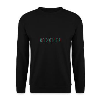 Mes écouteurs ne jouent qu’à Kizomba - Sweat-shirt Unisexe - noir - Devant - Alina (178cm) & Michal (187cm)